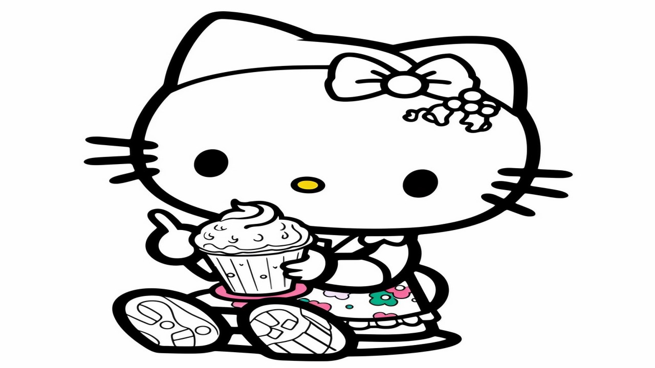 Hello Kitty Coloring pages for free
