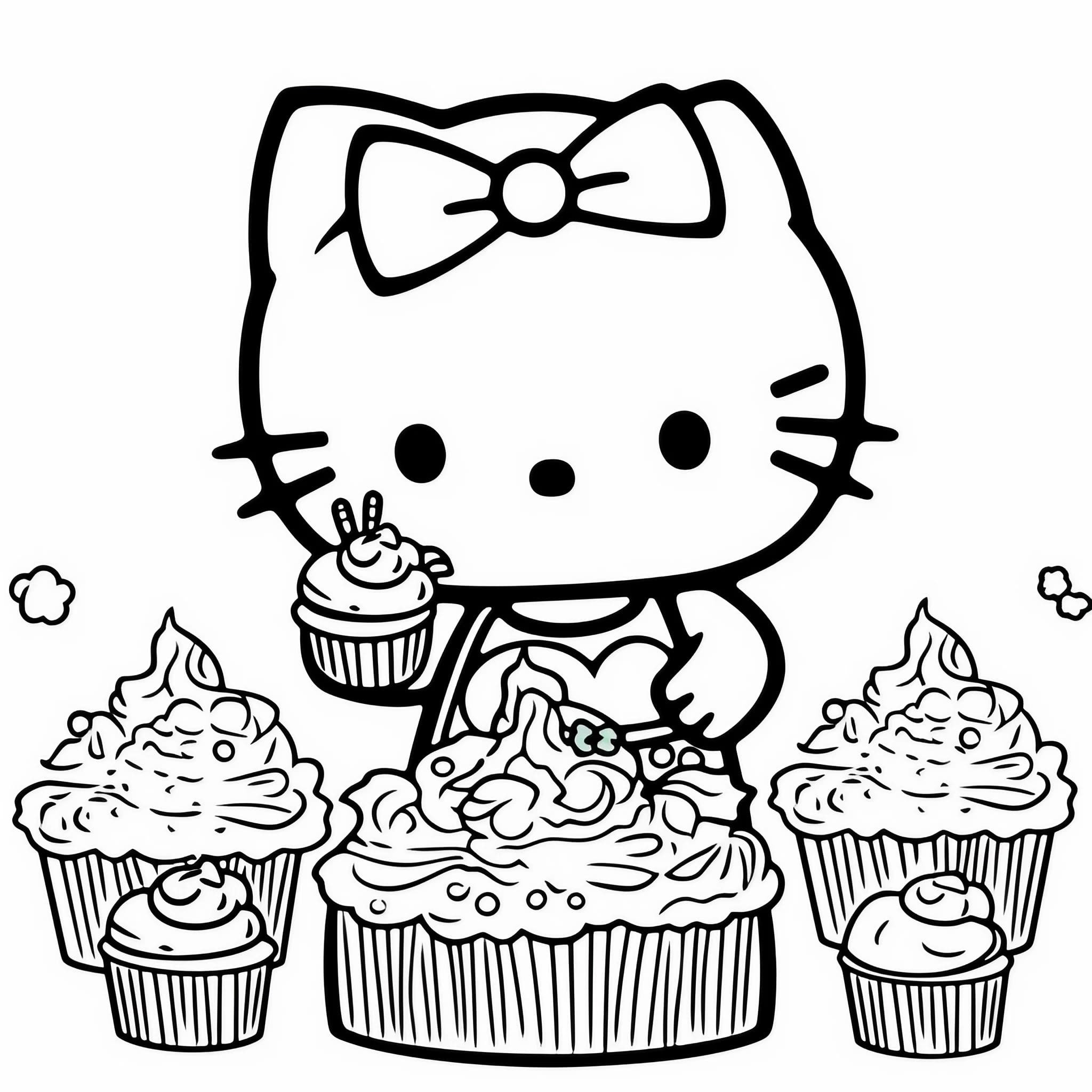 Free Ai Image Generator — Hello Kitty Coloring Pages For Free